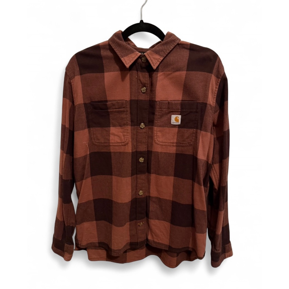 Carhartt Casual Brown Checkered Shirt